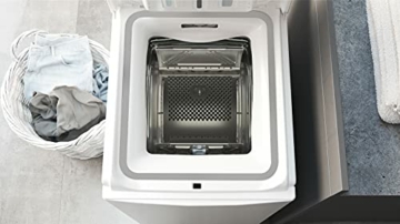 Bauknecht WAT Prime 550 SD N Toplader-Waschmaschine / 5,5 kg / 1000 UpM/Kurz 15 /Startzeitvorwahl/leise mit 60dB/ Mehrfachwasserschutz +/Kurz-Taste, Weiß - 9