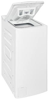 Exquisit Toplader Waschmaschine LTO1207-030C Display mit Restlaufanzeige Toplader 7,5 kg Fassungsvermögen 16 Programme Weiß - 1